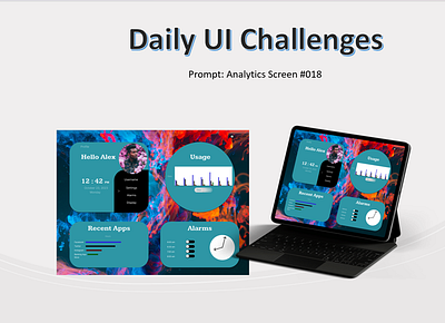 Daily UI Challenges : Analytics Screen #018 dailyui figma ui ux