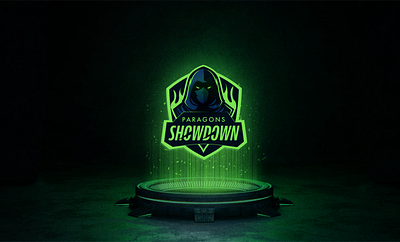 Paragons Showdown branding logo web3 gaming