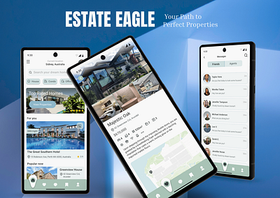Estate Eagle - Mobile App for Real Estate mobile app mobile app design mobile application real estate real estate mobile app real estate mobile app design ui ui design ui ux ux