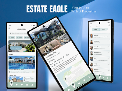 Estate Eagle - Mobile App for Real Estate mobile app mobile app design mobile application real estate real estate mobile app real estate mobile app design ui ui design ui ux ux