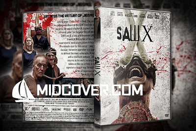 Saw X (2023) DVD Cover design dvd dvdcover dvdcustomcover photoshop