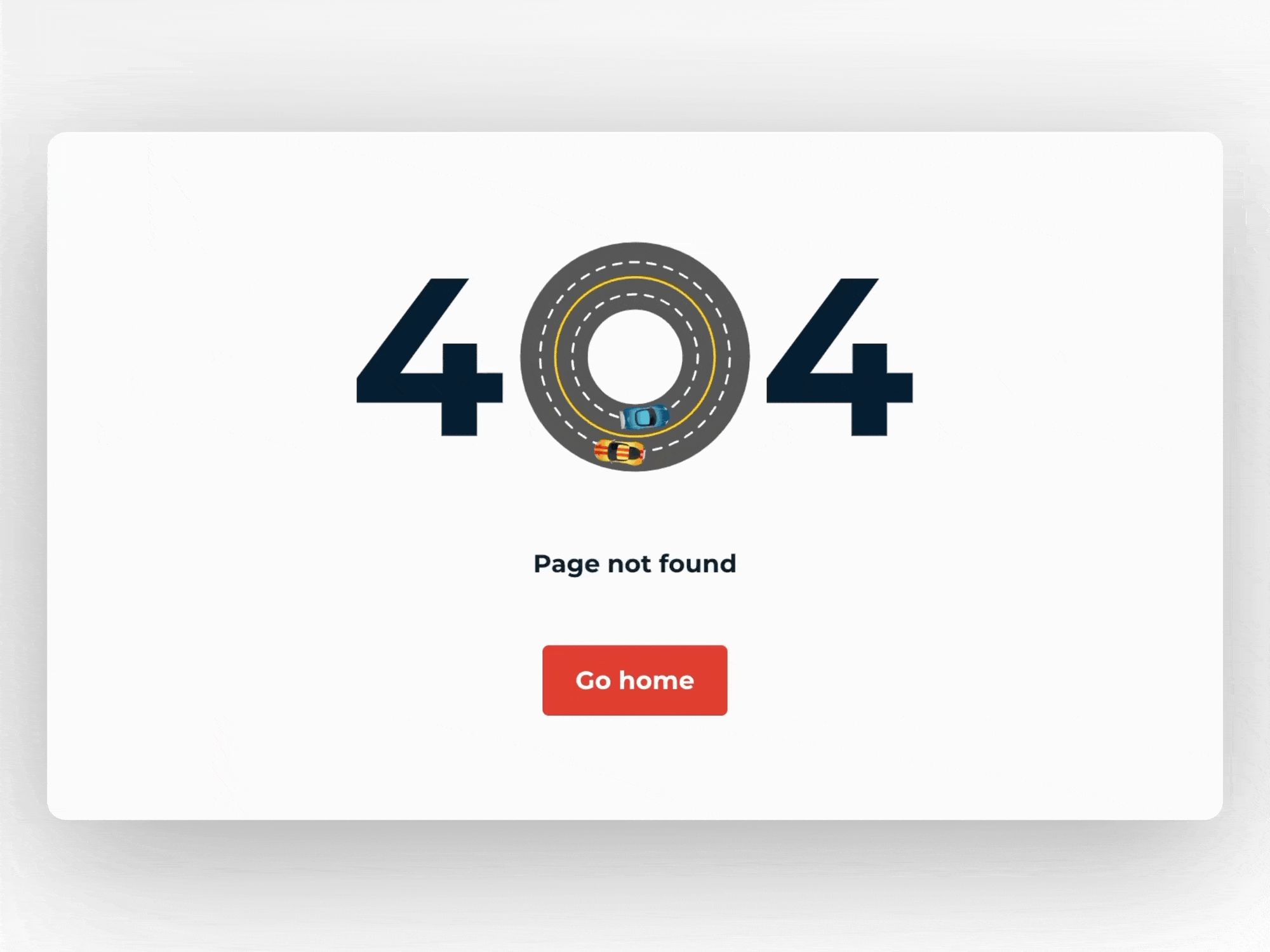 OpenFender`s 404 page 404 404 page animation design error page graphic design icons page not found race racing ui video