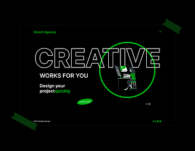 Smart Agency creative agency uiux web design website