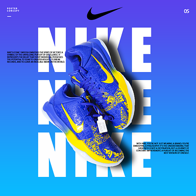 NIKE Poster Design by Aditya Bansal on Dribbble