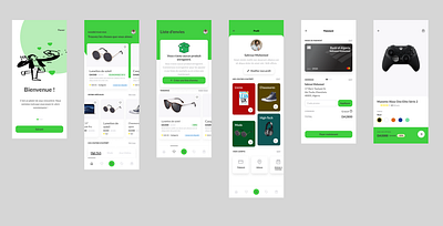 Hanoutna E-commerce App screens Design e commerce app design mobile design ui ui design