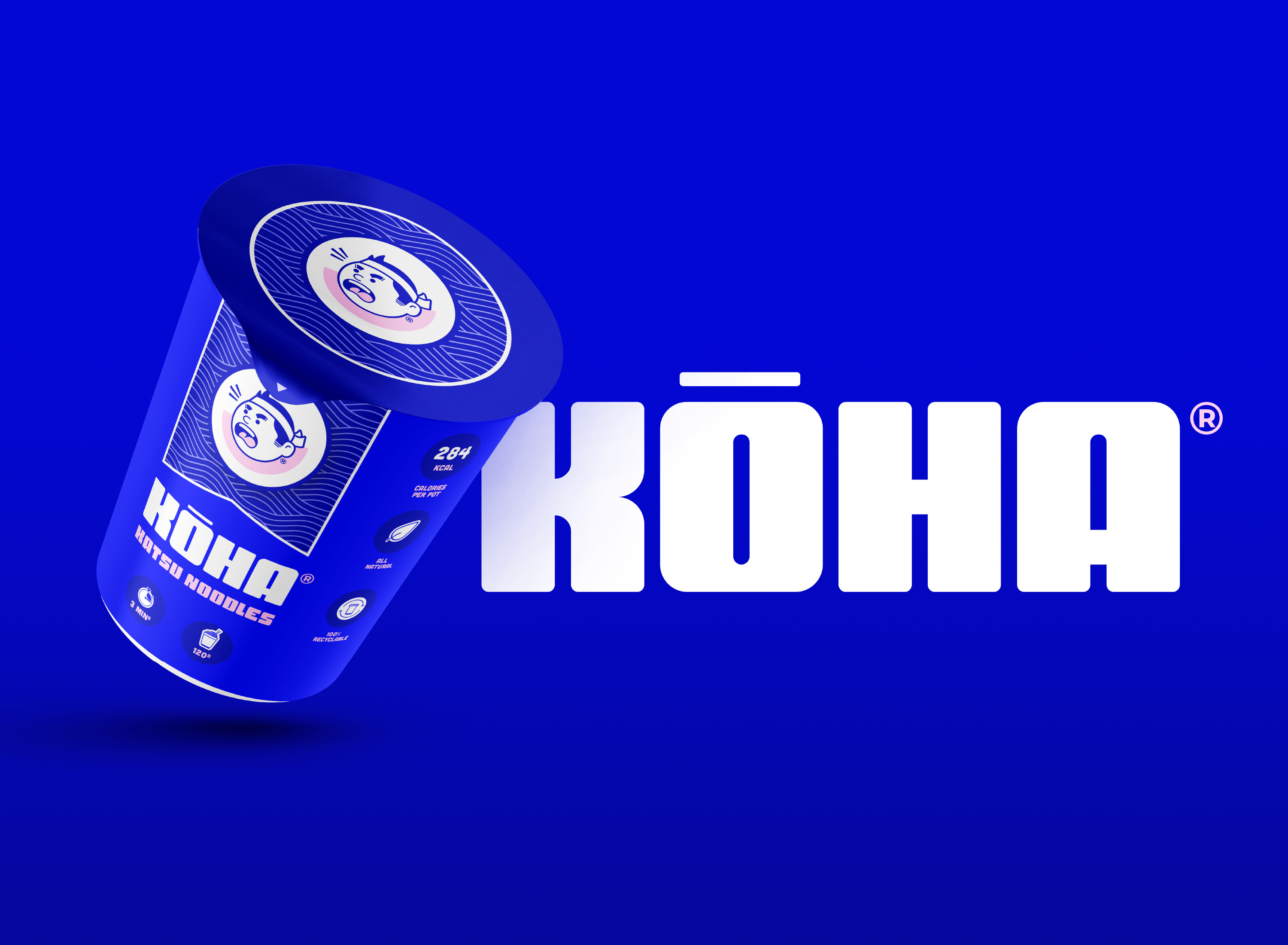 Kōha Type Experiment branding face logo font font design graphic design illustration japanese logo modern noodles packaging ramen type design typeface typographic typography