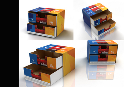 Box design 3d branding graphic design