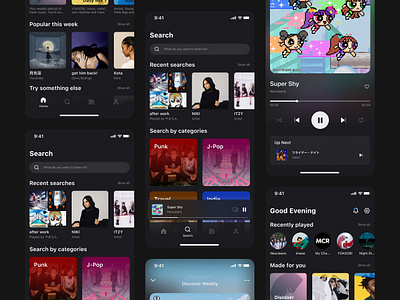 Music App music music app spotify ui