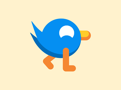 (2021) bird blue cartoon graphic design icon illustration logo vector