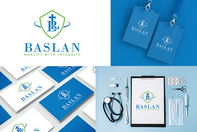 BASLAN Logo | MEDICAL Branding 3d baslan logo branding graphic design hospital hospital logo logo medical medical branding motion graphics