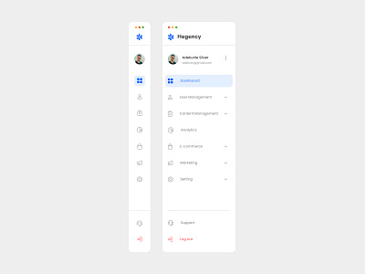 Dashboard sidebar navigation design design graphic design ui web