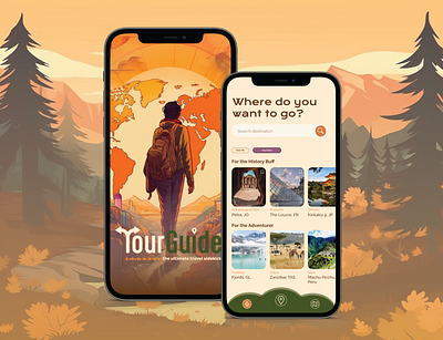 YourGuide: Mobile Travel App UX/UI Design app design mobile travel ui ux