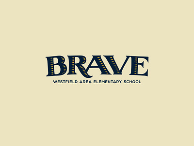 WAES BRAVE lettering brave hand lettered letter design lettering logo logo design type typography