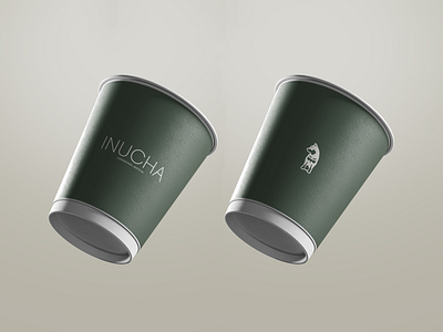 Packaging Design For Inucha Ceremonial Matcha brand design brand direction brand identity branding coffee cup cup design graphic design luxury branding matcha matcha brand matcha branding minimalist packaging packaging design