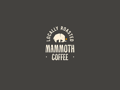 Mammoth Coffee Roasters brand identity branding branding and identity branding design coffee coffee brand coffee brand identity coffee logo coffee packaging coffee roasters elephant graphic design illustration logo logo design logo lockup mammoth
