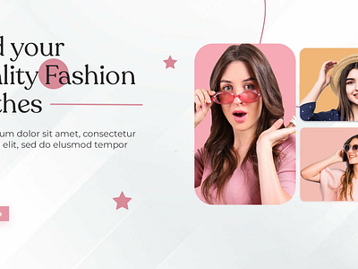 Nykd - Fashion banner by Sohag on Dribbble