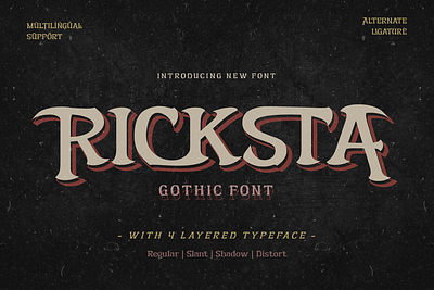 Ricksta - Gothic Font black letter