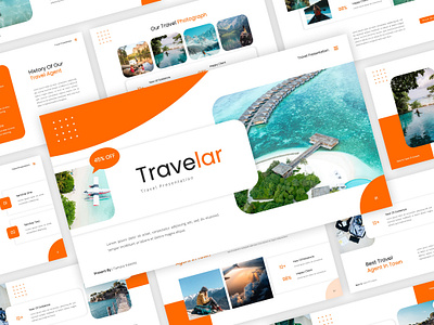 Travelar - Travel PowerPoint Template agency animation beach business design distination graphic design holiday modern nature powerpoint presentation simple tour travel trip ui vacation