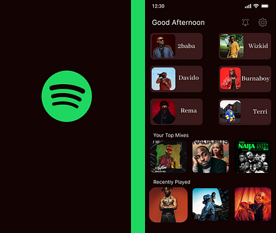 Spotify app redesign