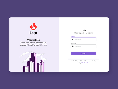 Login Page ui