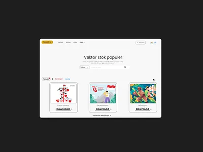 Illustrations design web illustration simle ui website