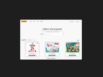 Illustrations design web illustration simle ui website