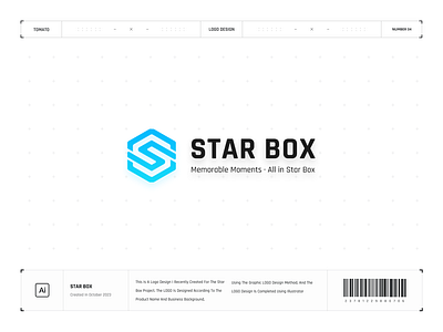 Star box logo design icon illustration logo ui