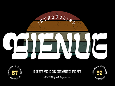 BIENUG | Serif Classic Modernism typeface