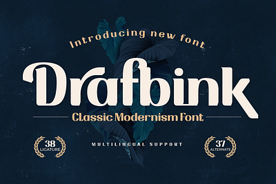 Drafbink | Serif Classic Modernism typeface