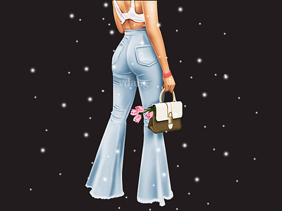 Fashion girl illustration artist design digitalpainting draw girl graphic design gỉ illustration