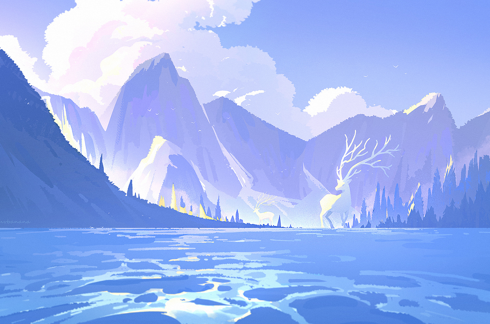Morning light by 比格招HUHV on Dribbble