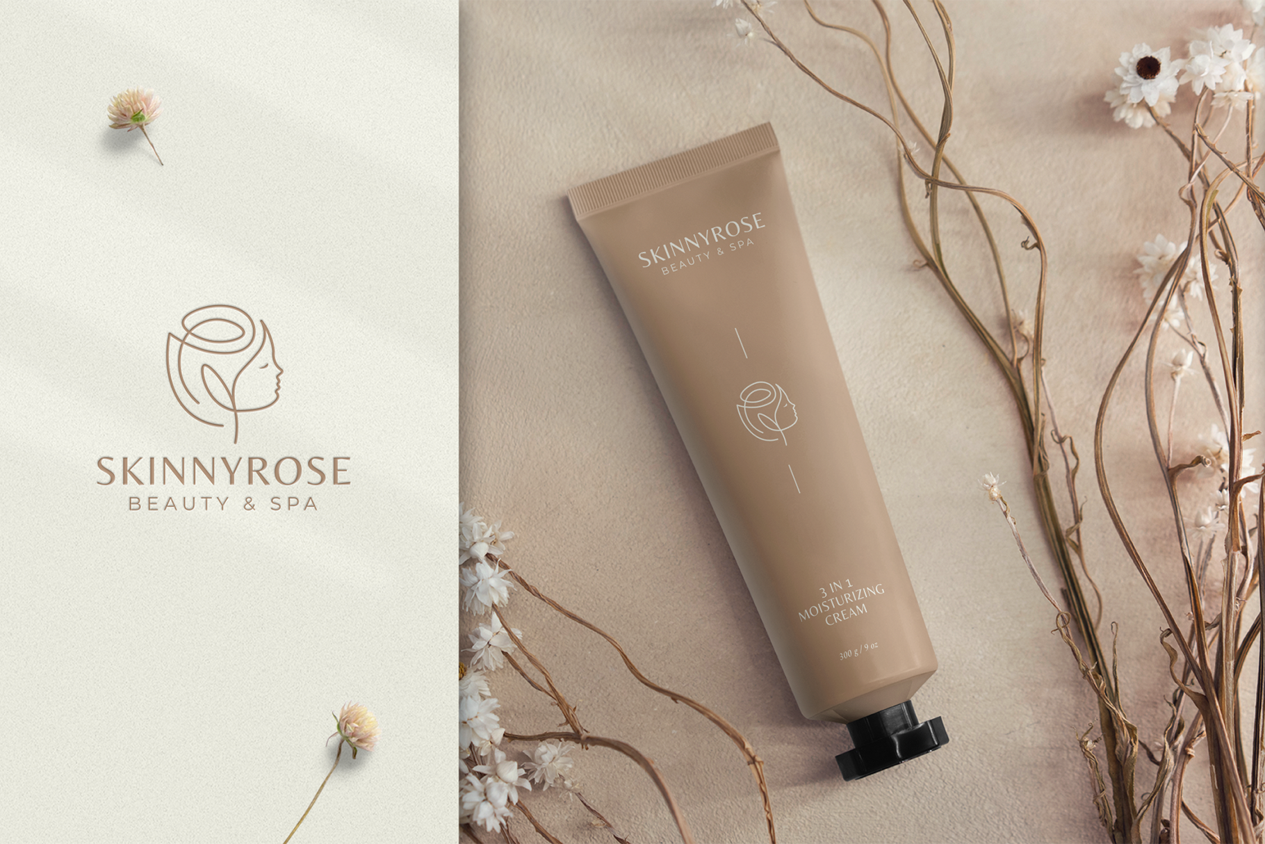Beauty Rose Logo badge logo brand design brand identity branding design graphic design logo logo design logo designer logo identity logomark logos logotype minimal visual identity