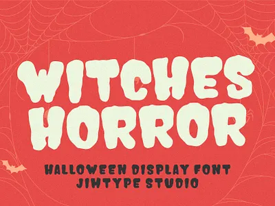 Witches Horror - Halloweeen - Spooky Font branding design font design fonthandwriting handlattering illustration letteringfont script lettering typography ui