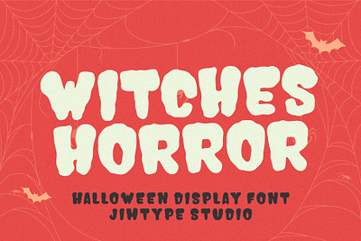 Witches Horror - Halloweeen - Spooky Font branding design font design fonthandwriting handlattering illustration letteringfont script lettering typography ui