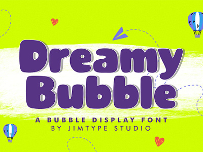 Dreamy Bubble - Display Cricut Font branding design font design fonthandwriting handlattering illustration letteringfont script lettering typography ui