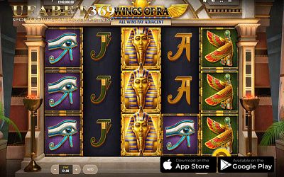 Wings of Ra จาก Red Tiger Gaming slot online