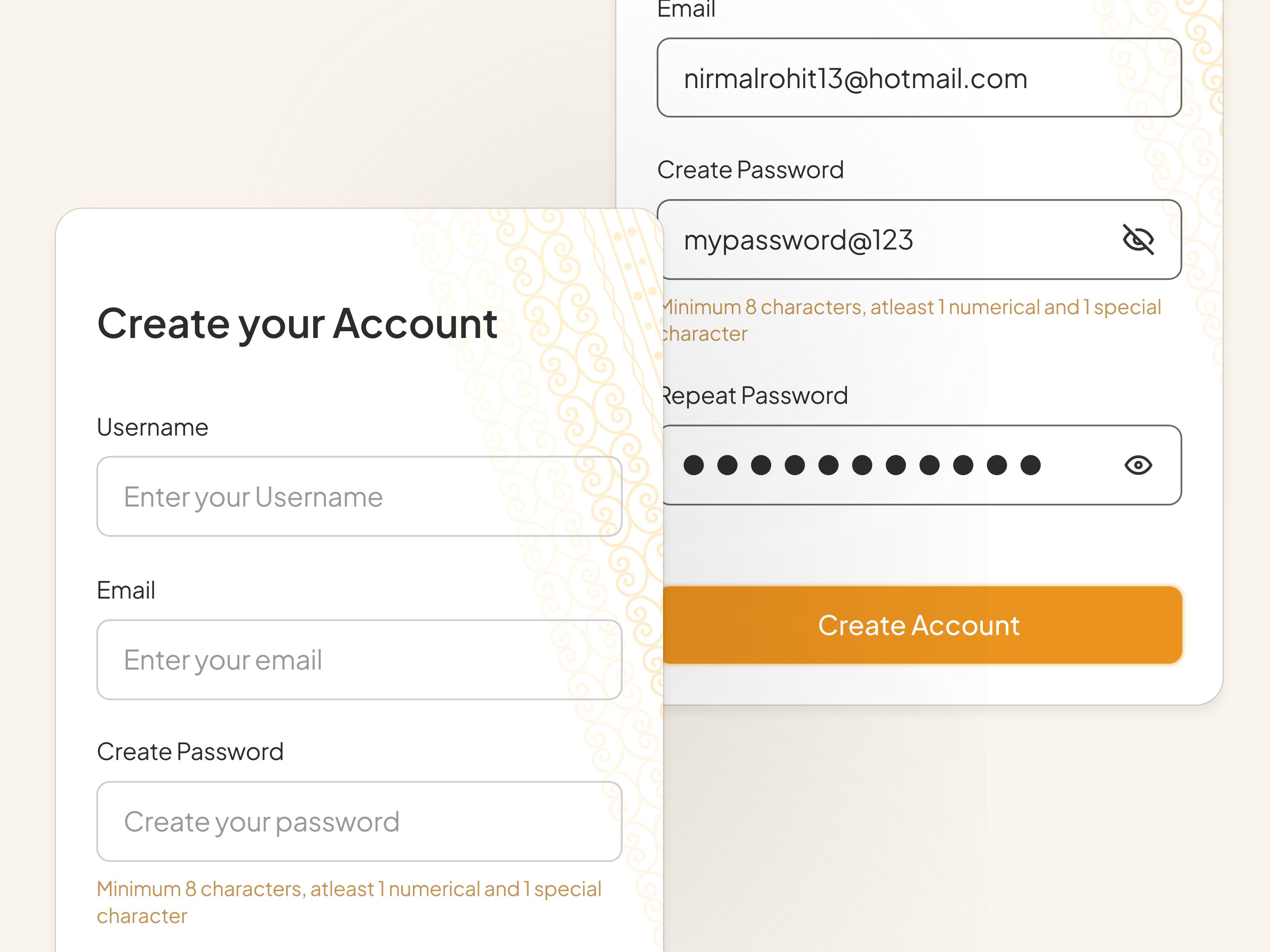 Registration Form challenge dailydesignchallenge dailyui dailyuichallenge design graphic design ui