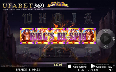 Rise of the Mountain King จากเกม NextGen slot online