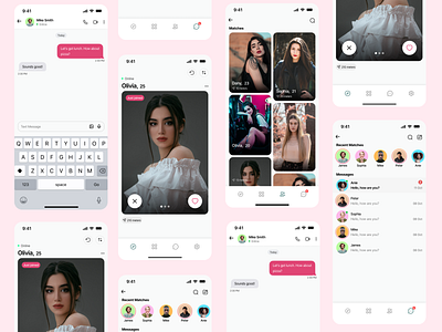Dating App app dating design mobile app ui ui ux user interface