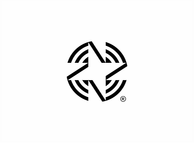 Letter Z + Signal + Star branding design graphic design icon initials logo logo logocombination monogram logo signal star