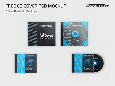 Free CD Cover PSD Mockup cd cd case cd cover cd disc cd mockup design disc case free freebie mock up mock ups mockup mockups photoshop product psd template templates