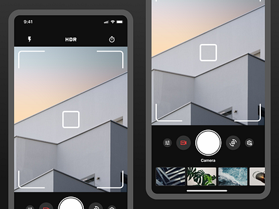 Camera App Interface ui