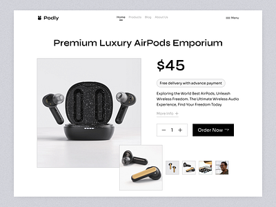 Product Order Page Design E-commerce design ecommerce design ecommerce product page order design order page design product details product page product page design product purchase product purchase design ui ui design ui kit ui ux web design web ui wily wily agency wily design