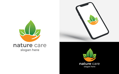 nature care logo art branding business logo creative logo design graphic design green leaf illustration leaf logo logo logo design logo designer logo folio minimal logo modern logo nature nature logo ui vector logo vectplus