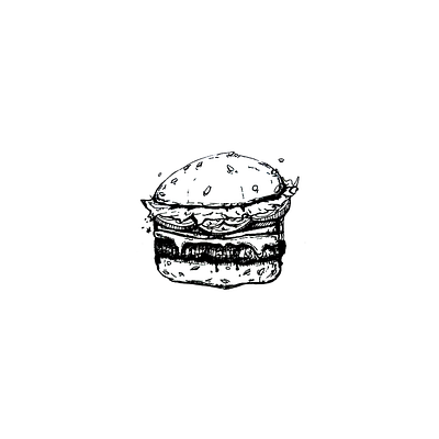 Burguer creepy food halloween illustration ilustracion restaurant