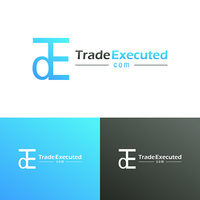 TradeExecuted-Logo branding branding design business logo company logo graphic design logo logo design logotips logotypes minimal minimalist modern typography