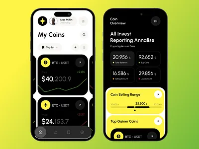 CryptoXplorer - Cryptocurrency Mobile App app app design awe banking chain crypto crypto app digital wallet ios mobile app ui wallet