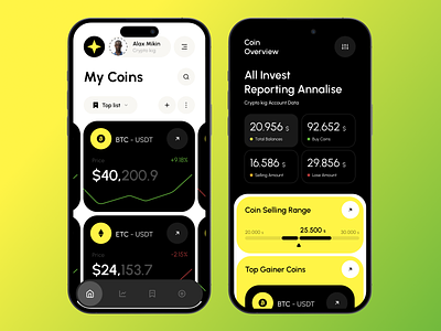 CryptoXplorer - Cryptocurrency Mobile App app app design awe banking chain crypto crypto app digital wallet ios mobile app ui wallet