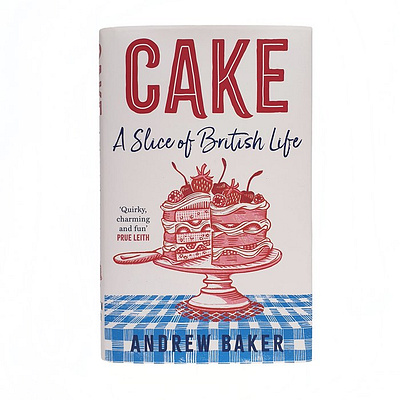 Cake X Becca Thorne black and white book cover cake line publishing