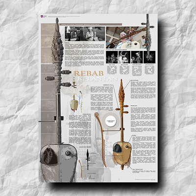 Rebab Kelantan Information Poster information board poster poster design presentation board